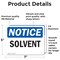 Signmission Solvent, 7 in W x Rectangle, Vinyl Decal OS-2PACK-NS-D-57-L-18367 - alternate 3